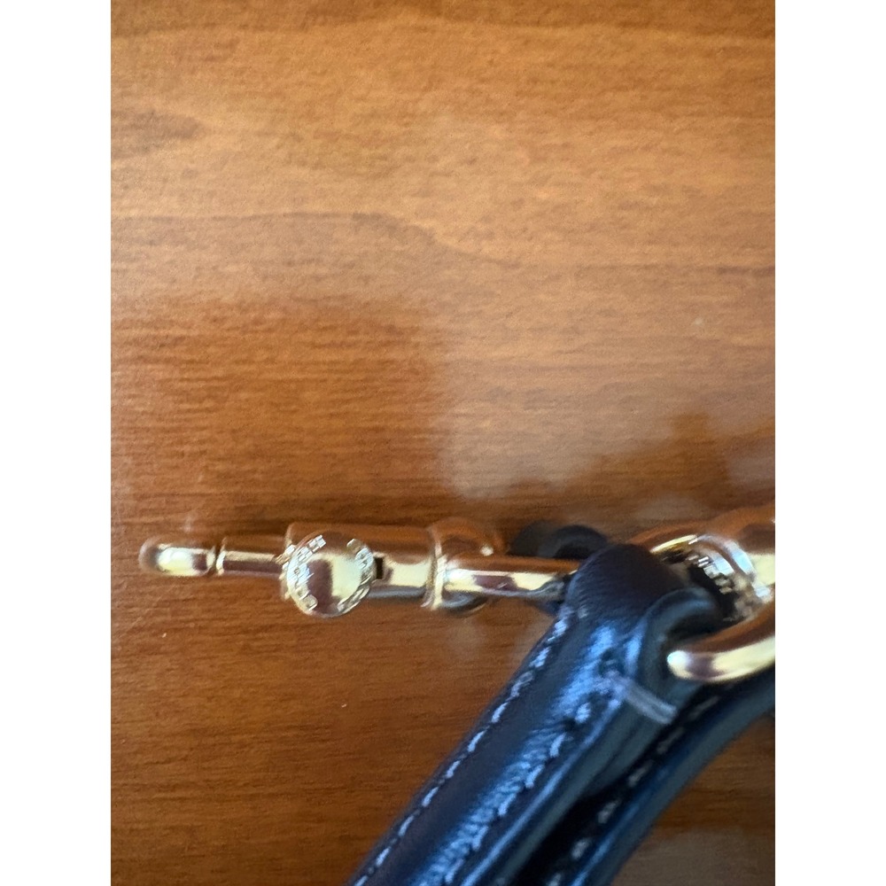 Vintage 1999 Coach Gramercy Satchel 7008 Black Leather Made in Italy - Picture 10 of 11